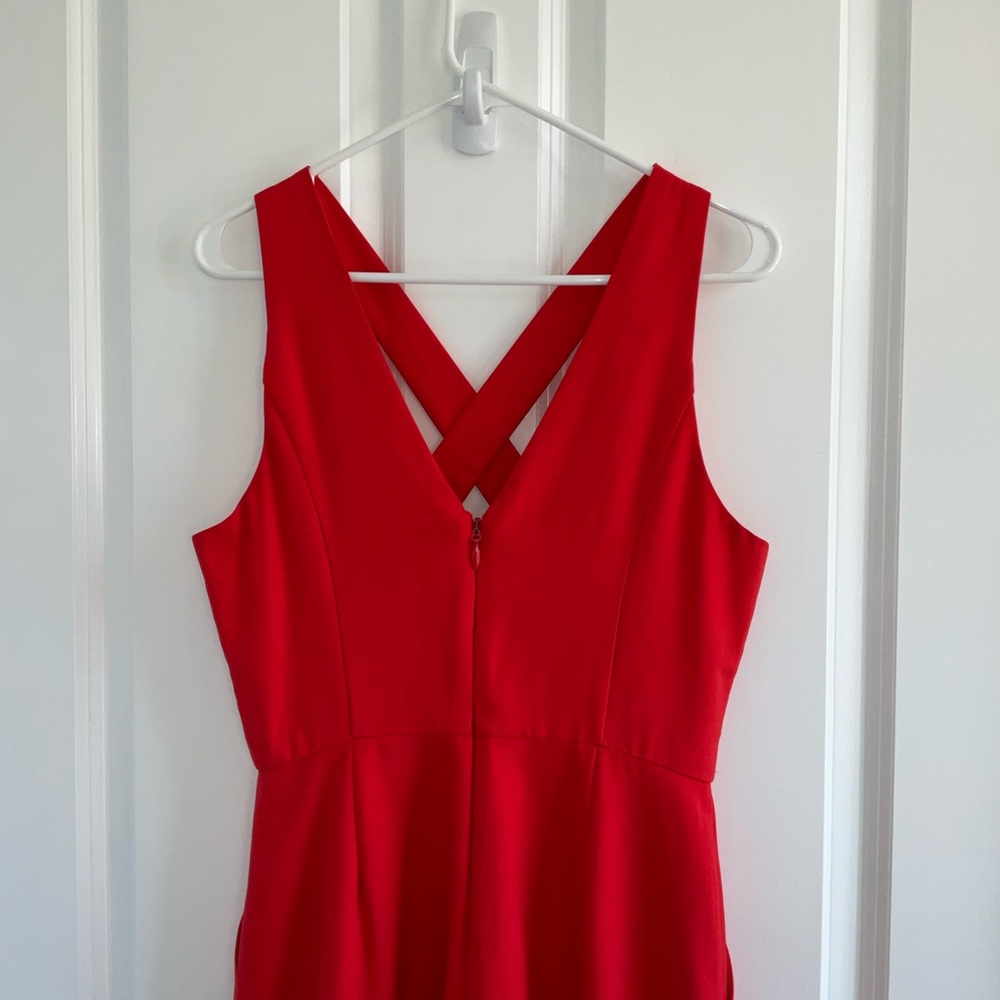 Adelyn Rae Red Cocktail Romper - Picture 8 of 9